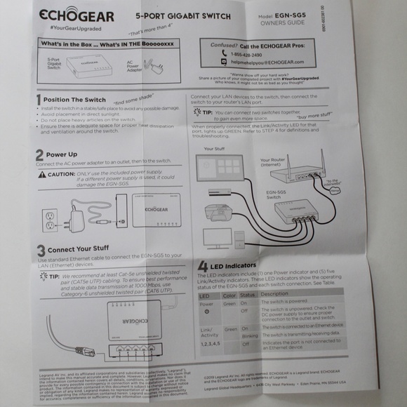Expand your network's number of gigabit Ethernet ports with this unmanaged - Picture 8 of 8